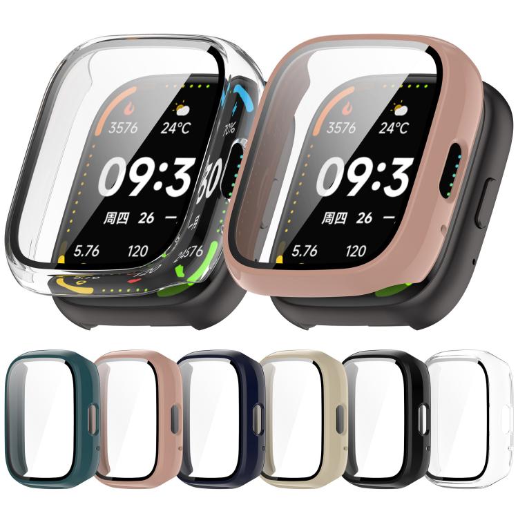 For Lexin Watch 3 Tempered Film Integrated PC Watch Protective Case(Ivory White)