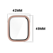 For Lexin Watch 3 Tempered Film Integrated PC Watch Protective Case(Cherry Pink)