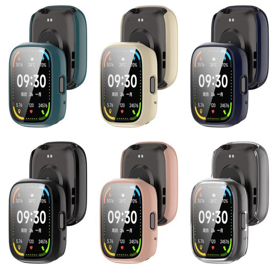 For Lexin Watch 3 Tempered Film Integrated PC Watch Protective Case(Transparent)