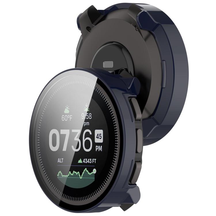 For Suunto Vertical Tempered Film Integrated PC Watch Protective Case(Ink Blue)