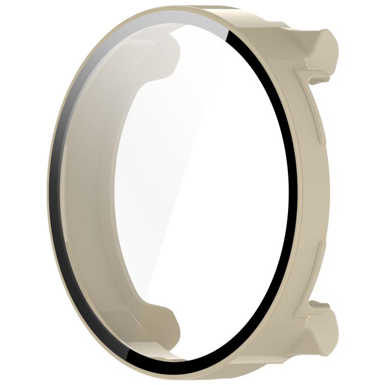 For Suunto Vertical Tempered Film Integrated PC Watch Protective Case(Ivory White)