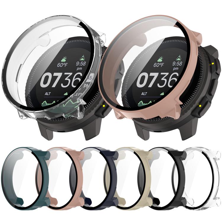 For Suunto Vertical Tempered Film Integrated PC Watch Protective Case(Ivory White)