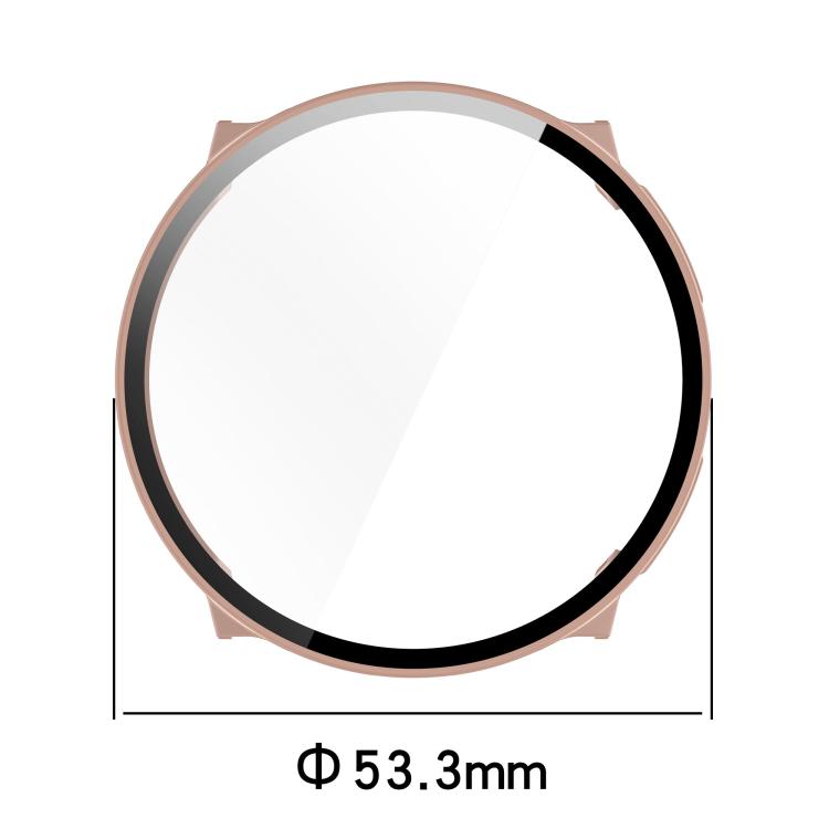 For Suunto Vertical Tempered Film Integrated PC Watch Protective Case(Cherry Pink)