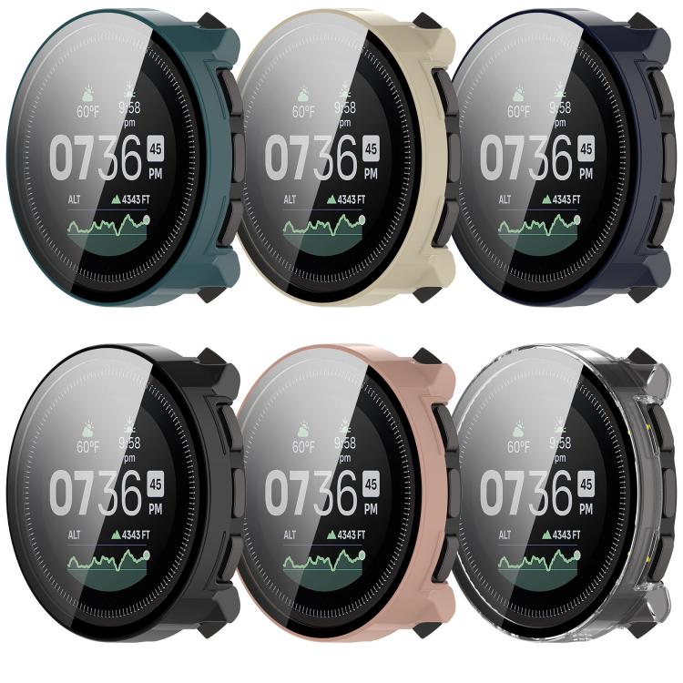 For Suunto Vertical Tempered Film Integrated PC Watch Protective Case(Black)
