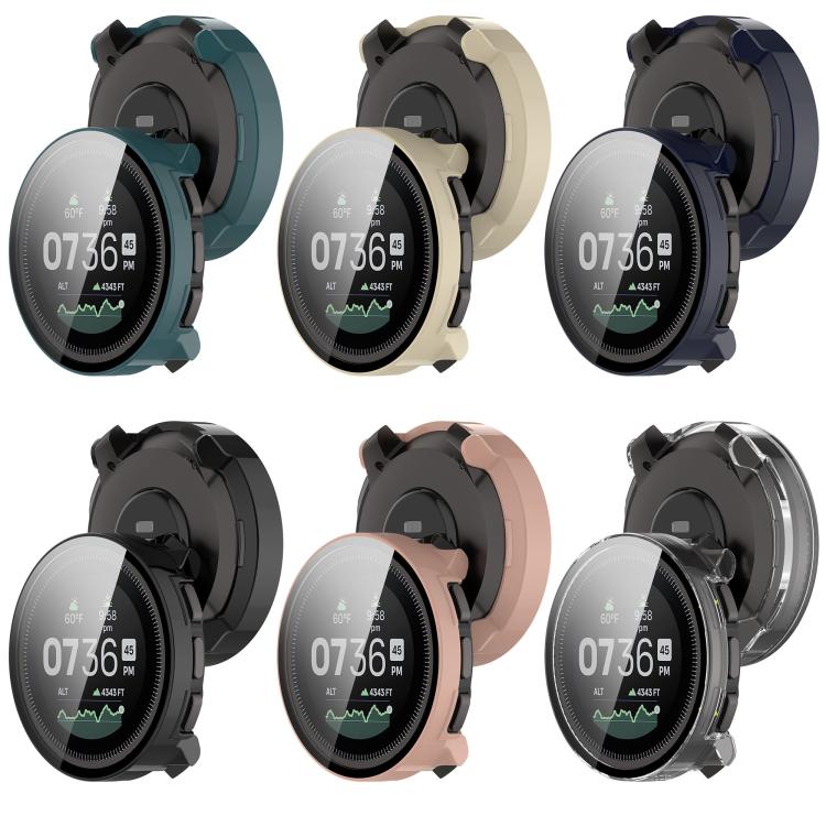 For Suunto Vertical Tempered Film Integrated PC Watch Protective Case(Black)