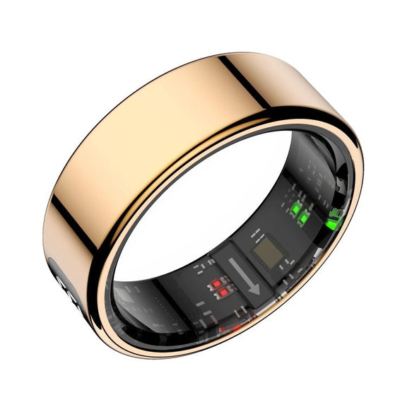 R11 SIZE 9 Smart Ring, Support Heart Rate / Blood Oxygen / Sleep / Multiple Sports Modes(Rose Gold)