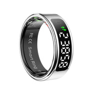 R11 SIZE 9 Smart Ring, Support Heart Rate / Blood Oxygen / Sleep / Multiple Sports Modes(Silver)
