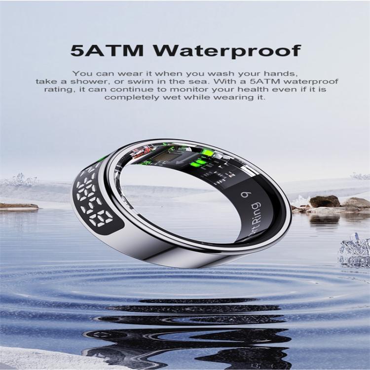 R11 SIZE 9 Smart Ring, Support Heart Rate / Blood Oxygen / Sleep / Multiple Sports Modes(Black)