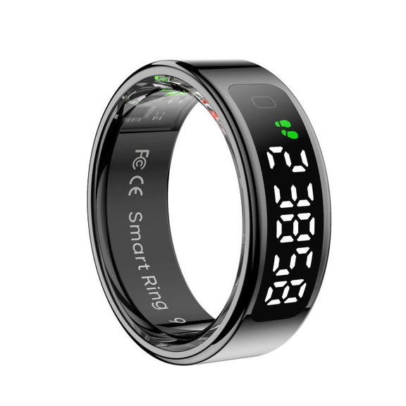 R11 SIZE 11 Smart Ring, Support Heart Rate / Blood Oxygen / Sleep / Multiple Sports Modes(Black)