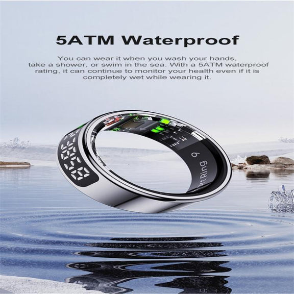 R11 SIZE 12 Smart Ring, Support Heart Rate / Blood Oxygen / Sleep / Multiple Sports Modes(Black)
