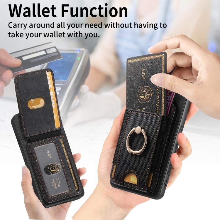 For Google Pixel 9a Retro Splitable Magnetic Stand Card Bag Leather Phone Case(Black)