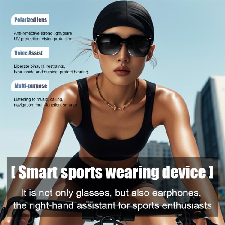 GS01 Smart Glasses, Support Intelligent Driving Navigation / Bluetooth Call(Black)