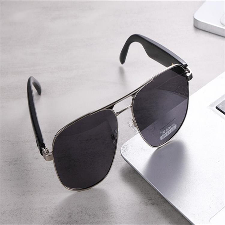GS02 Smart Glasses, Support Voice Assistant / Bluetooth Call / Remote Control Photography(Black)