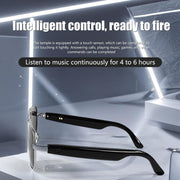 GS02 Smart Glasses, Support Voice Assistant / Bluetooth Call / Remote Control Photography(Black)