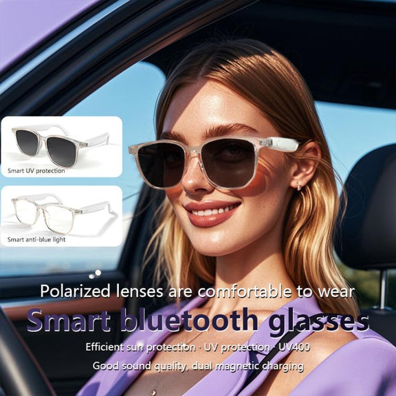 GS03 Smart Glasses, Support AI Smart Chip / Outdoor Sports / Bluetooth Call / Remote Control Photography(Black)