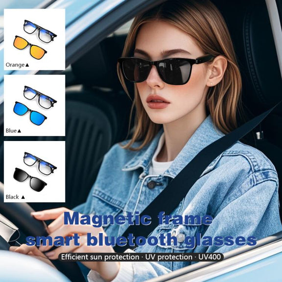 GS05 Smart Glasses, Support AI Smart Chip / Bluetooth Call / Remote Control Photography(Orange)