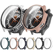 For OPPO Watch X2 Tempered Film Integrated PC Watch Protective Case(Cherry Pink)