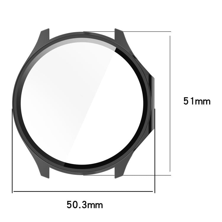 For OPPO Watch X2 Tempered Film Integrated PC Watch Protective Case(Cherry Pink)