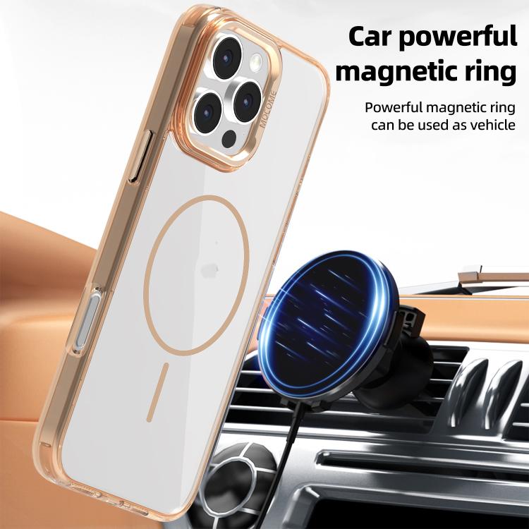 For iPhone 16e Star Shield Thin Circle MagSafe Phone Case(White)