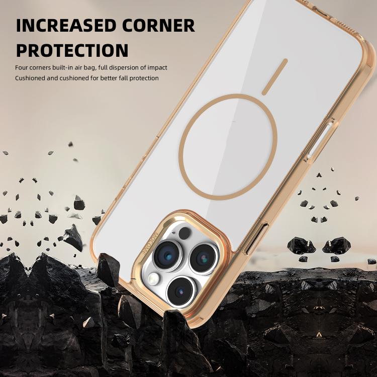 For iPhone 16e Star Shield Thin Circle MagSafe Phone Case(Black)