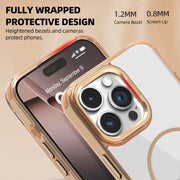 For iPhone 16e Star Shield Thin Circle MagSafe Phone Case(Pink)