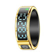 SR08 SIZE 9 Smart Ring, Support Hand Gestures Control / Health Monitoring / Multiple Sports Modes(Gold) - free shipping - PMc TechLife - Order now!