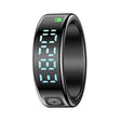 SR08 SIZE 10 Smart Ring, Support Hand Gestures Control / Health Monitoring / Multiple Sports Modes(Black) - free shipping - PMc TechLife - Order now!