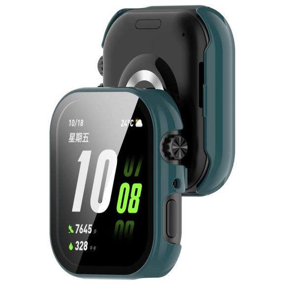 For Honor ROSSINI 2i Tempered Film Integrated PC Watch Protective Case(Pine Green)