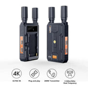 VRRIIS 097 4K HD Video HDMI Wireless Extender Kit Audio Video Wireless Transmitter Receiver, Plug:US Plug