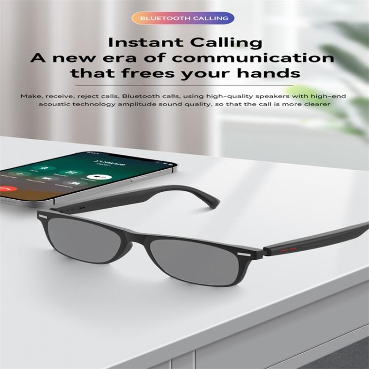 D13 Smart Glasses, Support Bluetooth Call / Bluetooth Music / Remote Control Photo(Black)
