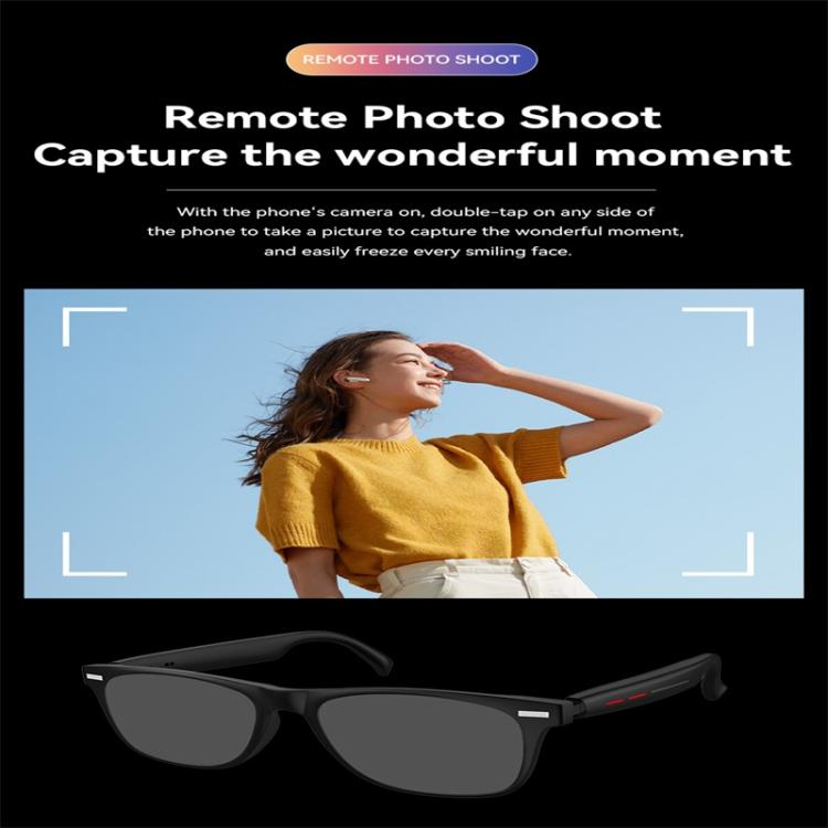 D13 Smart Glasses, Support Bluetooth Call / Bluetooth Music / Remote Control Photo(Black)