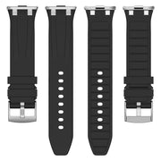 For Redmi Watch 5 / Xiaomi Smart Band 9 Pro Silver Metal Connector Silicone Watch Band(White)