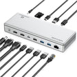 WAVLINK UTD45 96W Charging 8K / 4K Display Thunderbolt 4 Docking Station 13-in-1 Hub(UK Plug) - free shipping - PMc TechLife - Order now!