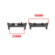 For Huawei Watch D2 1 Pair Metal Head Watch Band Connector(Black)