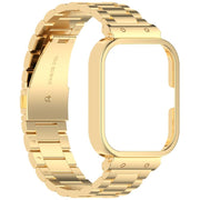 For vivo Watch GT Watch Frame Integrated Three Beads Stainless Steel Watch Band(Gold)