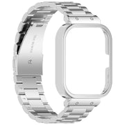 For vivo Watch GT Watch Frame Integrated Three Beads Stainless Steel Watch Band(Silver)