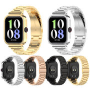 For vivo Watch GT Watch Frame Integrated Three Beads Stainless Steel Watch Band(Silver)