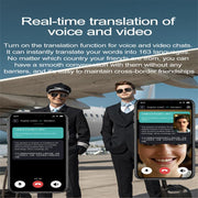 W100C Smart Glasses, Support AI Conversation / AI Intelligent Translation / Bluetooth Call(Black)