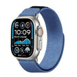 For Apple Watch 46mm / 49mm / 45mm / 44mm Kalebol Cool Denim Nylon Hook and Loop Fastener Watch Band(Dark Blue) - free shipping - PMC TechLife - Order now!