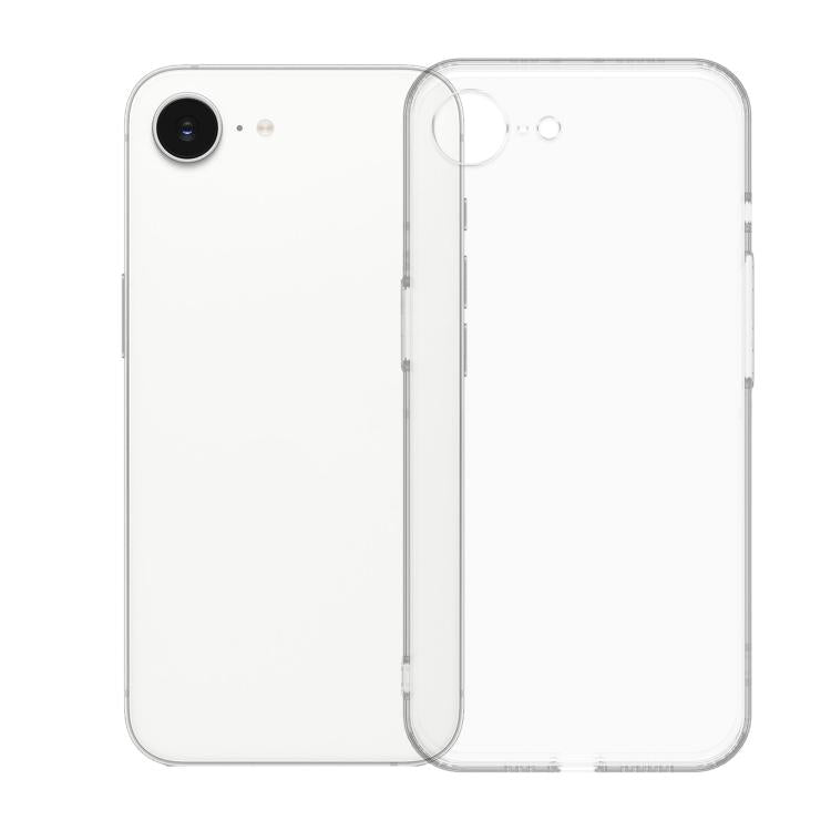 For iPhone 16e Kalebol 1.5mm Thickened Rounded Corner Transparency TPU Phone Case