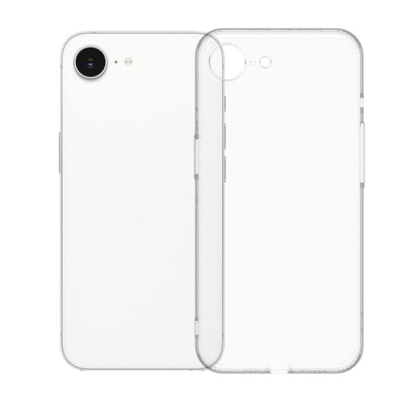 For iPhone 16e Kalebol 1.5mm Thickened Rounded Corner Transparency TPU Phone Case