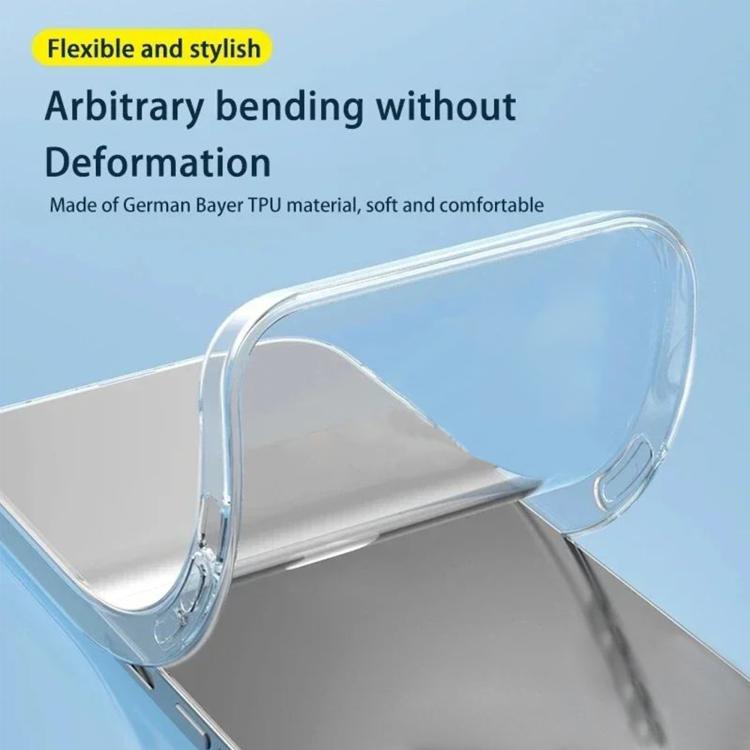 For iPhone 16e Kalebol 1.5mm Thickened Rounded Corner Transparency TPU Phone Case