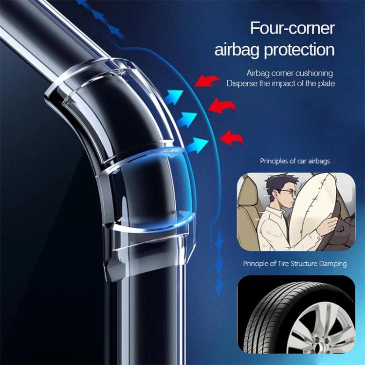 For iPhone 16e Kalebol 1.5mm Four-Corner Airbags Shockproof Transparency TPU Phone Case