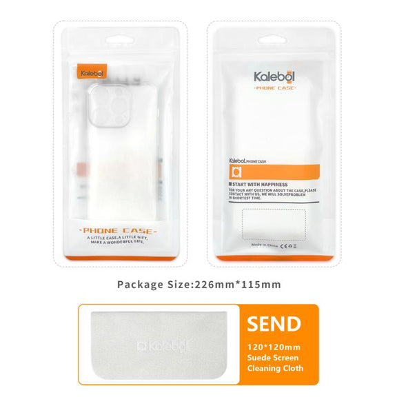 For iPhone 16e Kalebol 1.5mm Four-Corner Airbags Shockproof Transparency TPU Phone Case