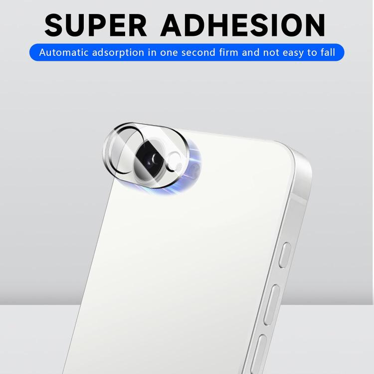 For iPhone 16e Kalebol Transparent One Piece Lens Protection Film