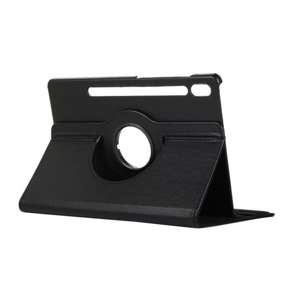 For Samsung Galaxy Tab S10+ / S9 FE+ / S9+ ENKAY 360 Degree Rotation Litchi Leather Smart Tablet Case(Black)