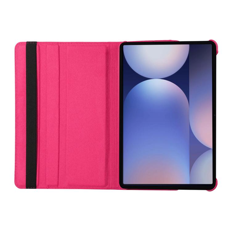 For Samsung Galaxy Tab S10+ / S9 FE+ / S9+ ENKAY 360 Degree Rotation Litchi Leather Smart Tablet Case(Black)