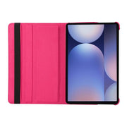 For Samsung Galaxy Tab S10+ / S9 FE+ / S9+ ENKAY 360 Degree Rotation Litchi Leather Smart Tablet Case(Black)