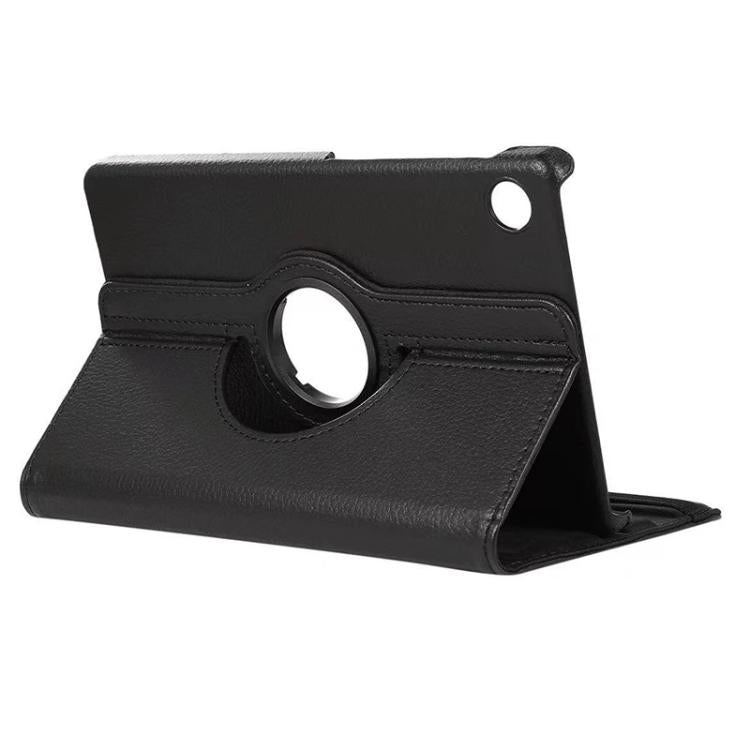 For Samsung Galaxy Tab A9+ 11.0 ENKAY 360 Degree Rotation Litchi Leather Smart Tablet Case(Black)