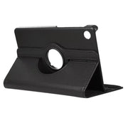 For Samsung Galaxy Tab A9 8.7 ENKAY 360 Degree Rotation Litchi Leather Smart Tablet Case(Black)